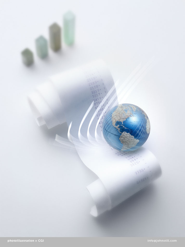 global economy stock photoillustration by John Still